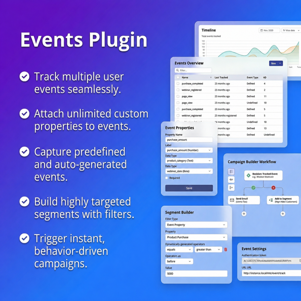 Mautic Events Plugin